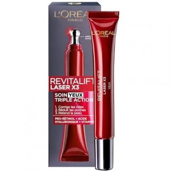 Revitalift Laser X3 Soin Contorno de Ojos Anti-Rides Triple Acción 15ml