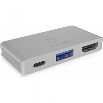 Estación de acoplamiento Dual Type-C™ 4K con 3 puertos Thunderbolt y USB Hub para Notebook