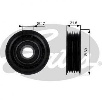 Polea de deflexión/guía para correa v-ribbed GATES T36189