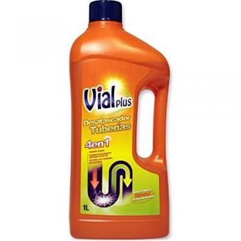 Vialplus Desatascador 4 en 1, Multicolor, 1 litro, 10