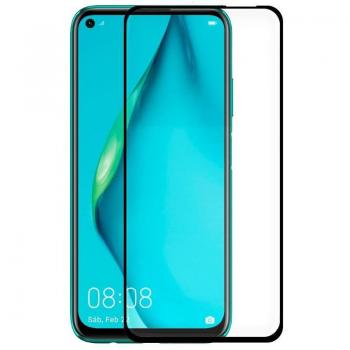 Protector de Pantalla Cristal Templado Full 3D Negro para Huawei P40