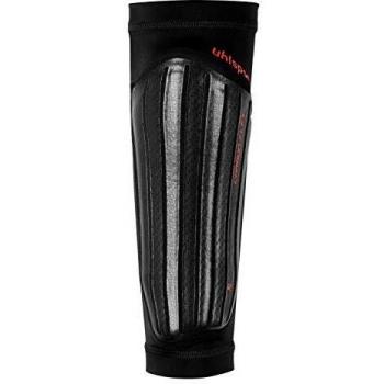 Uhlsport CarbonFlex 2.0, Espinillera, Black-Fluor Yellow, Talla L