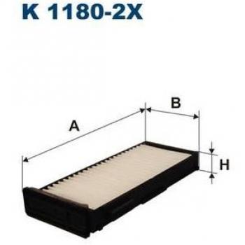 Filtron K1180-2x Calefacción para Automóviles