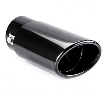 AMiO Black Exhaust Tip MT 020B, 37-54 mm, Stainless Steel