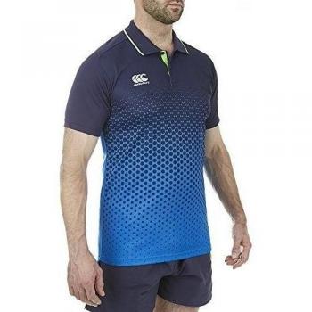 Canterbury Vapodri gráfico poli Polo Azul azul Talla:small