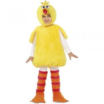 Disfraz de Peluche Big Bird Barrio Sésamo para Niños (4 Piezas) - Talla 3-4 Años