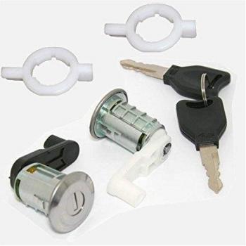 Cerradura de puerta Renault Clio 2 - Lote de 2 cilindros con llaves