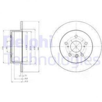Disco de freno DELPHI BG4268 - Disco de freno, marca DELPHI, modelo BG4268
