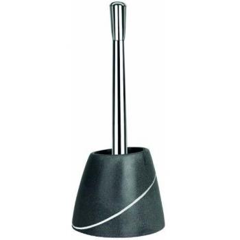 Escobillero con soporte de poliresina Etna Stone - Spirella
