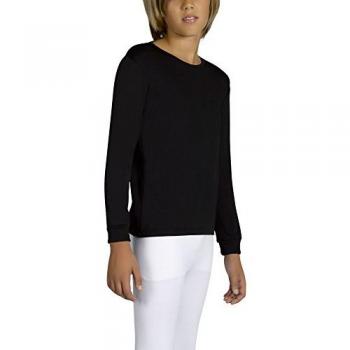 Camiseta Térmica Infantil de Manga Larga Ysabel Mora 70300 10 Negro - Ropa Térmica para Niño y Niña, Ideal para Fútbol, Ciclismo y Nieve, Color Negro