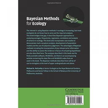 Bayesian Methods for Ecology - Paperback Edition by Michael A. McCarthy