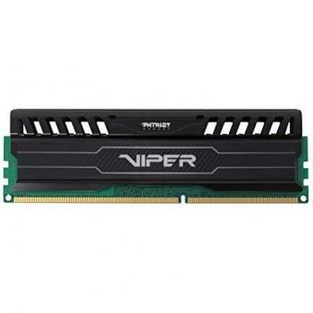 Patriot Viper 3 Black Mamba 8GB DDR3 1600MHz CL10 DIMM Desktop Gaming Memory Module PV38G160C0