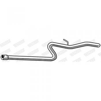 Tubo de escape WALKER 10572 para FIAT Doblo I Break y Cargo, sin piezas de montaje