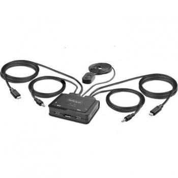 StarTech.com 2-Port USB-C Cable KVM Switch