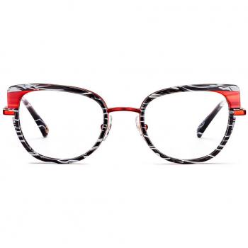 Etnia Barcelona Trapani BKRD Armazones y Lentes Recetados para Mujer Negros