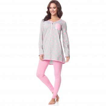 Be Mammy Pijamas con Lactancia Function Manga Larga para Mujer BE20-178