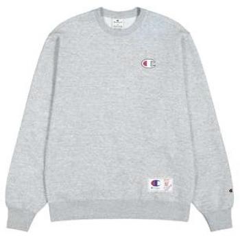 Sudadera Champion Crewneck de Felpa Gris para Hombre - Talla XL