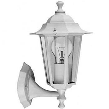Aplique exterior aluminio Auriga 1xE27 blanco