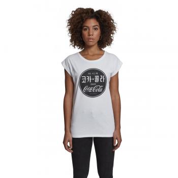 Urban Classic Women's Coca-Cola Graphic T-Shirt in Black