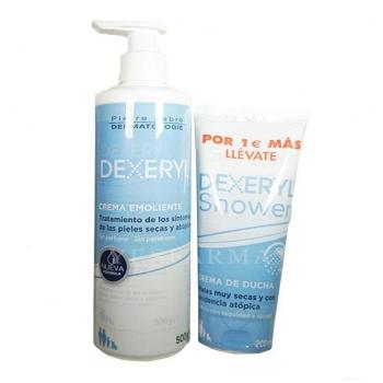 Dexeryl crema emoliente 500 ml + crema de ducha 200 ml