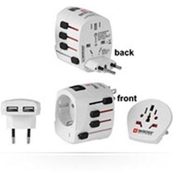 Microconnect PETRAVEL12 Cargador de Dispositivo Móvil Blanco Universal con USB Interior