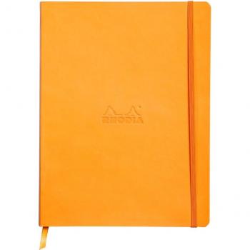 Cuaderno Rhodiarama Dot B5 - Naranja de Tapa Blanda - 19x25 cm