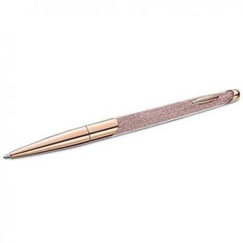 Bolígrafo Swarovski Crystalline Nova con pedrería en tono rosa y oro rosa, modelo 5534328