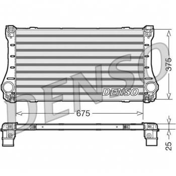 Intercooler Denso DIT50006 de alto rendimiento