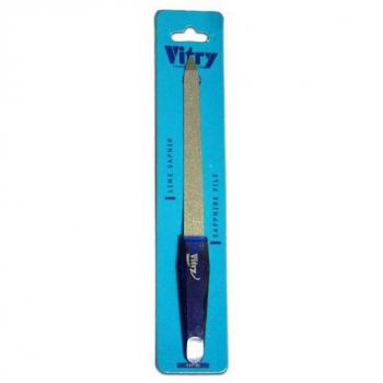 Vitry Sapphire Nail File 17cm Blue Double-Sided