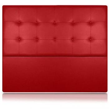 Cabecero Atenea Tapizado en Polipiel Rojo 145x120cm - Altura 120cm