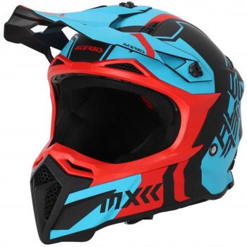 Acerbis Casco de Cross Profile 5 Rojo-Azul