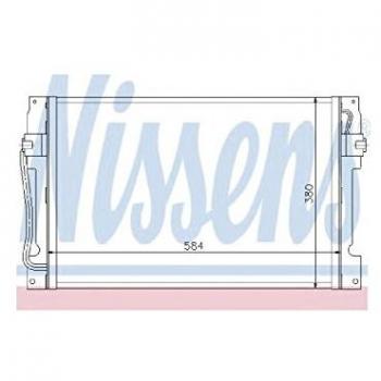 Condensador de aire acondicionado Nissens 94182, sistema de aire acondicionado