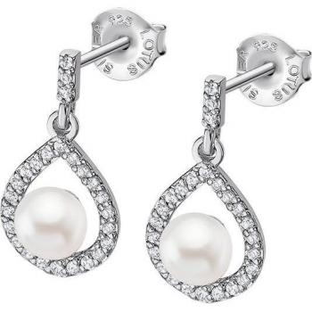 Pendientes Lotus Silver LP3198-4/1 Pearls de Plata con Perla y Circonitas para Mujer