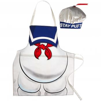 Cryptozoic Entertainment Ghostbusters Delantal de la Cocina con Gorro de Chef Stay Puft