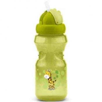 Botella Nuvita con Cánula Verde