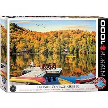 Eurographics Lakeside Cottage Quebec 1000 Piece Puzzle