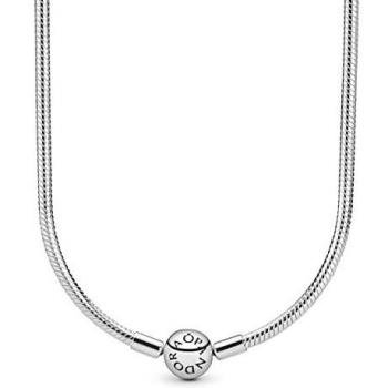 Pandora Moments Sterling Silver Snake Chain Necklace 42 cm for Women
