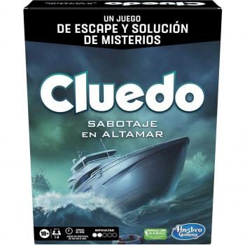 Hasbro Gaming Cluedo Sabotaje En Altamar Juego de Mesa