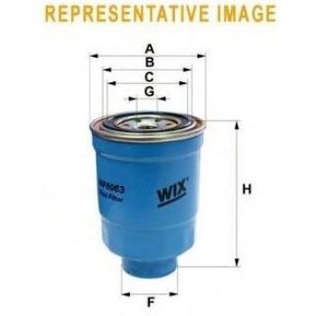 Filtro de Combustible WIX WF8419 - Tipo Metal, Conexiones de Tubería y Rosca