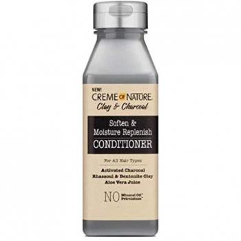 Acondicionador Hidratante de Arcilla y Carbón Creme Of Nature (355 ml)