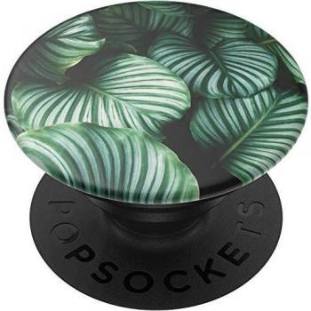 PopGrip Soporte para Smartphone Diseño Tropical con Hoja Verde