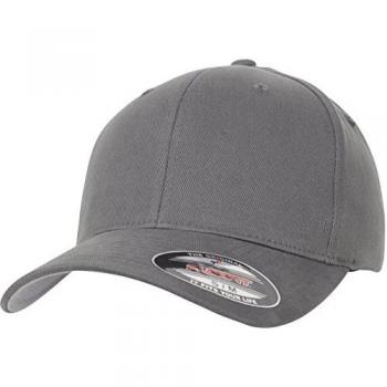 Flexfit Brushed Twill Cap - Grey, Adult S/M