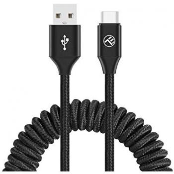 Cable de Datos Extensible Tellur USB a Tipo-C 3A 1.8m Negro