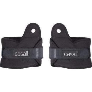 Casall Adjustable Wrist Weights (Pair) - 2 kg Black