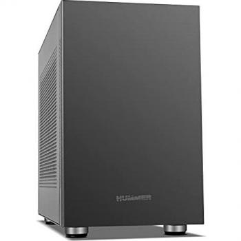 NOX Hummer Vault -NXHUMMERVAULT- Microtorre Micro ATX, Capacidad hasta 7 Ventiladores, instalación GPU, 2xUSB 3.0, Filtro magnético Antipolvo, Color Negro