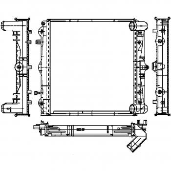 Hella  8MK 376 714-291 radiador