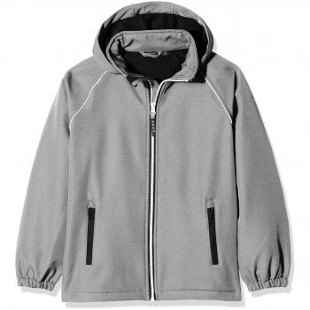 NAME IT Nitalfa Softshell Jacket Hb Grey Nmt Fo, Chaqueta para Niños, Gris