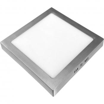 Downlight LED Superficie Cuadrado 18W 1600lm Nickel
