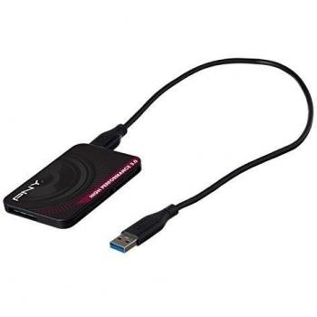 PNY FLASHREAD-HIGPER-BX - Lector de tarjeta para SD, MicroSD