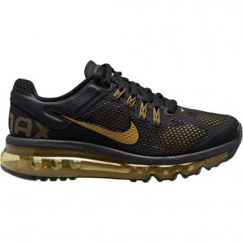 Nike - Zapatillas de running Air Max 2013 para niños, color negro, talla 39